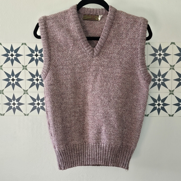 Vintage sweater vest Muave - Picture 1 of 5